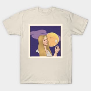 "Diana and the moon" T-Shirt